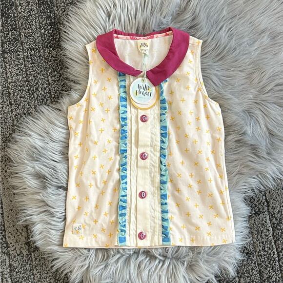 Wildflowers‎ Happy Helper Girls Tank Size 10 - Picture 1 of 5